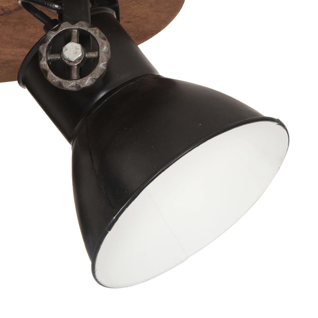 vidaXL Plafondlamp industrieel 25 W E27 42x27 cm zwart
