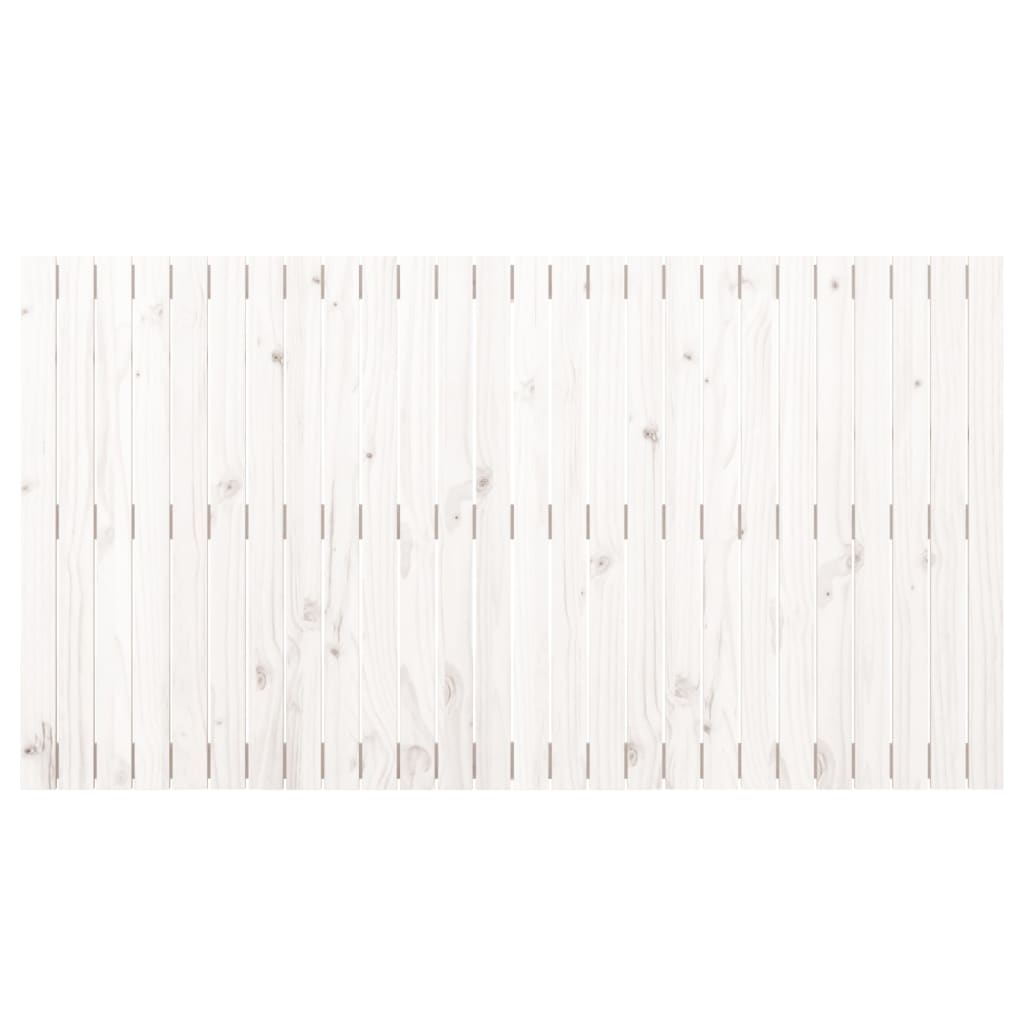 vidaXL Wandhoofdbord 166x3x90 cm massief grenenhout wit