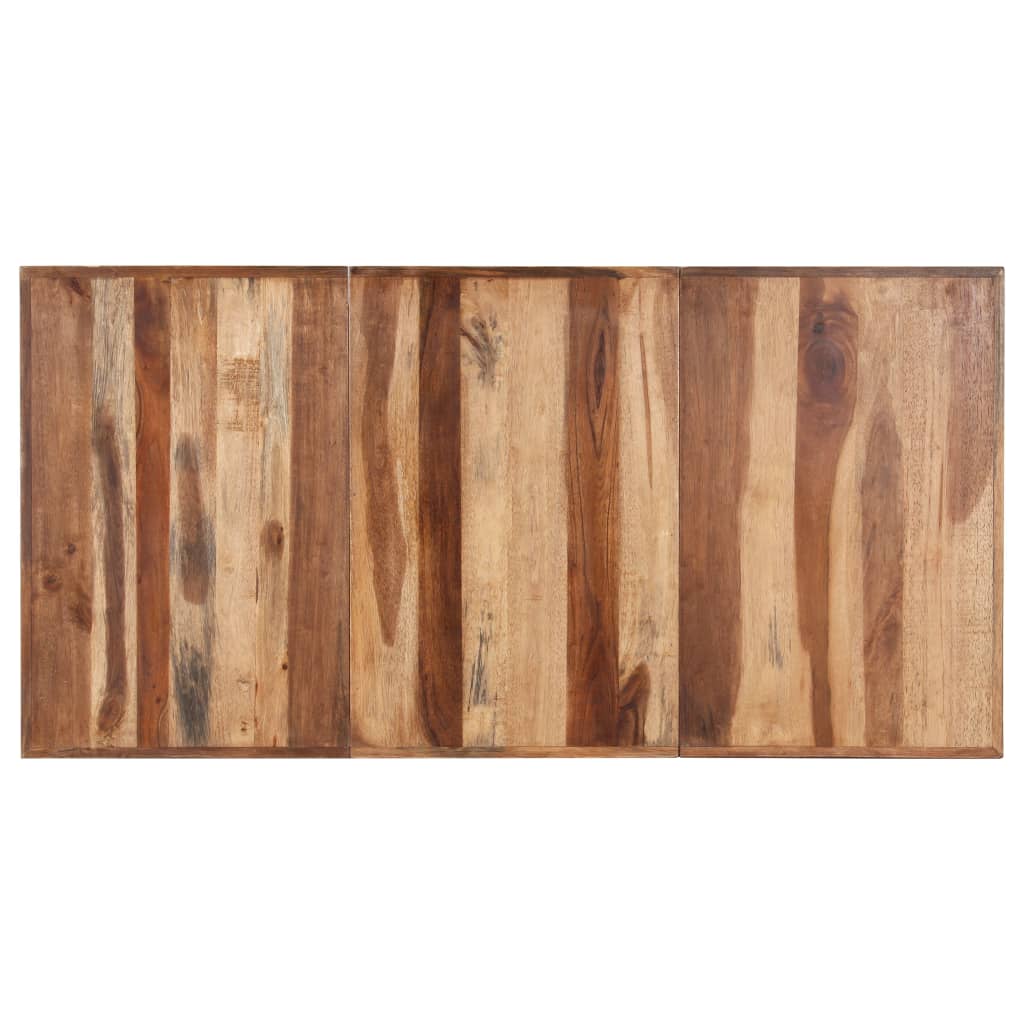 vidaXL Eettafel 180x90x75 cm massief hout met honingkleurige afwerking