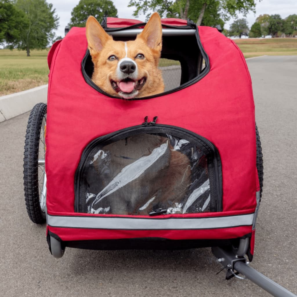 PetSafe Fietskar voor honden Happy Ride M rood