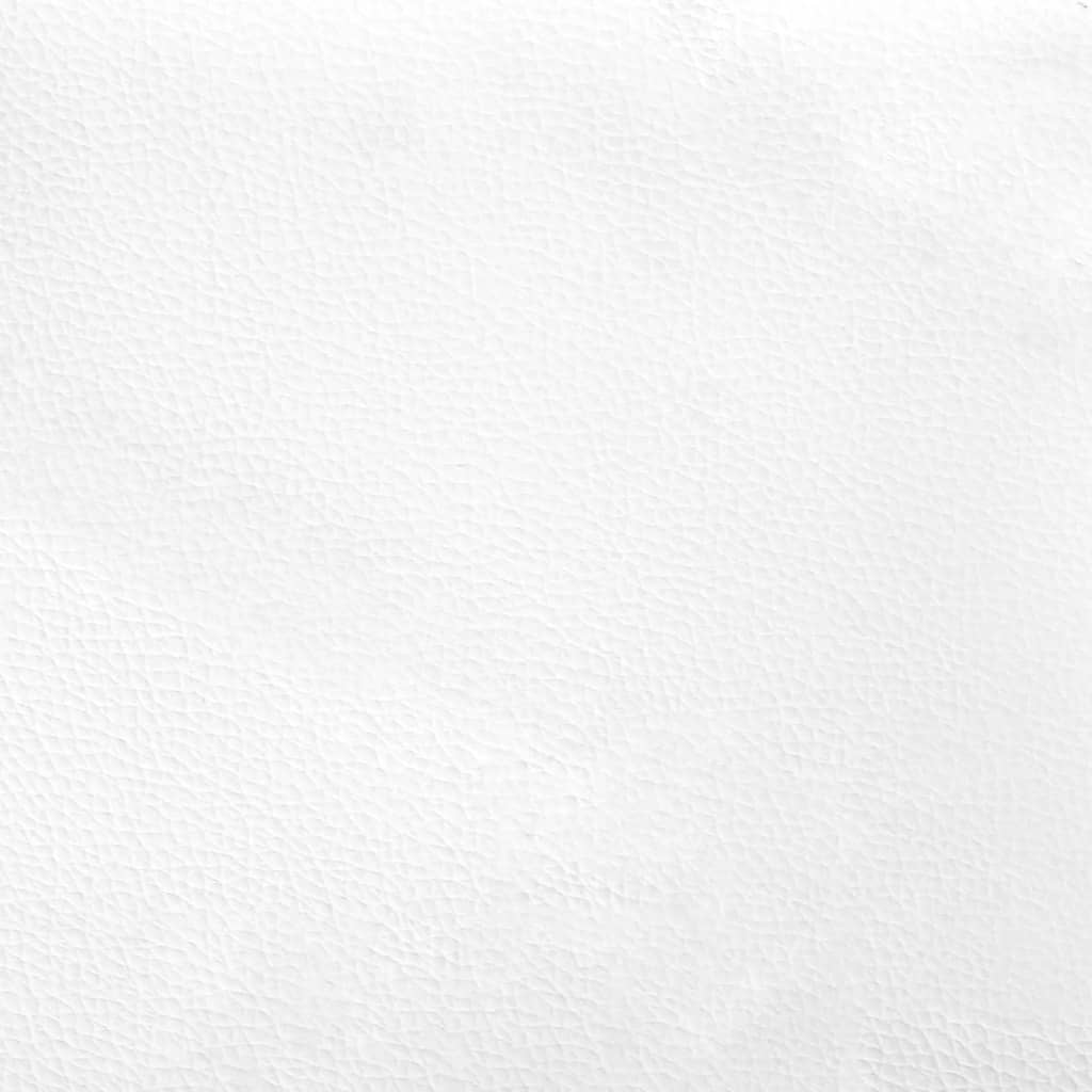 vidaXL Hoofdbordkussen 90 cm kunstleer wit