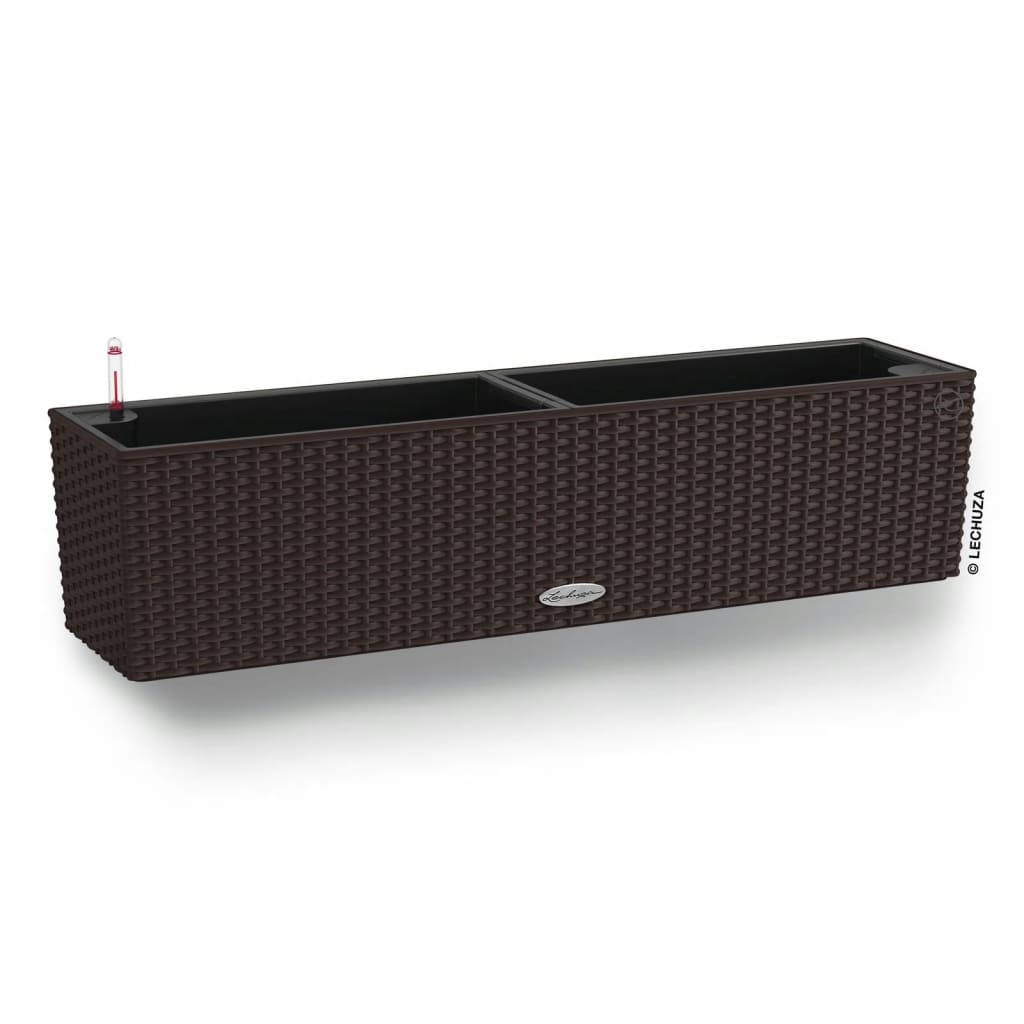 Pot De Fleur Lechuza Balconera Steel 80, Gris Perle Satiné