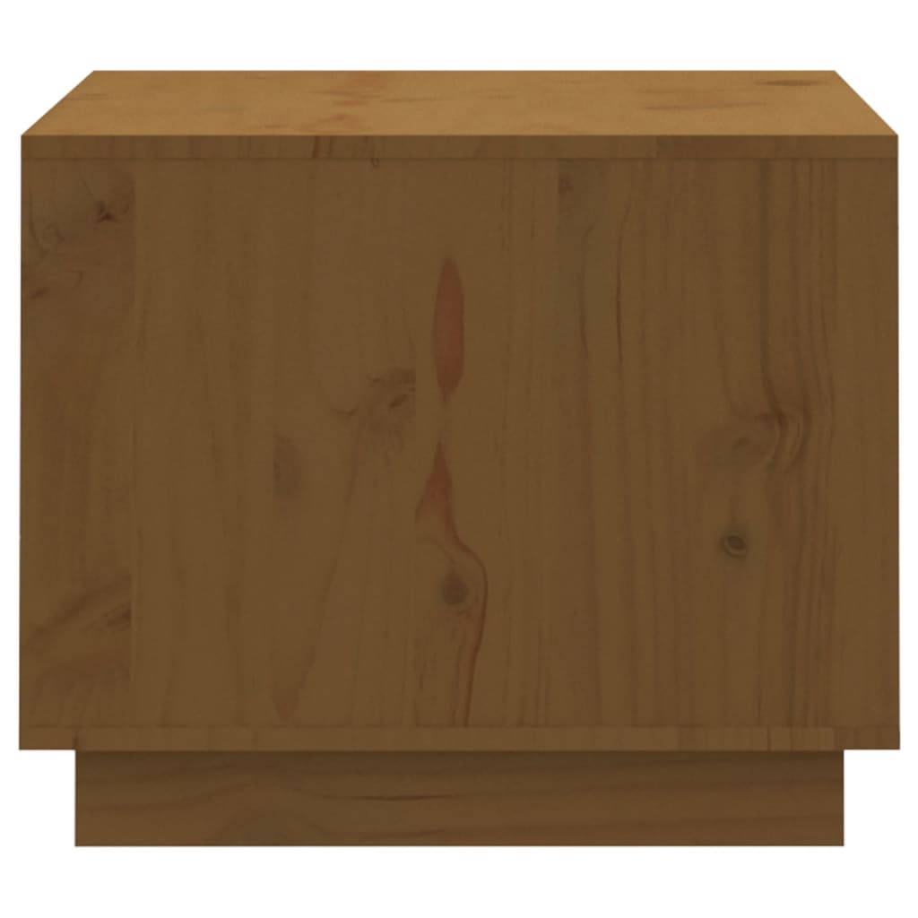 vidaXL Salontafel 120x50x40,5 cm massief grenenhout honingbruin