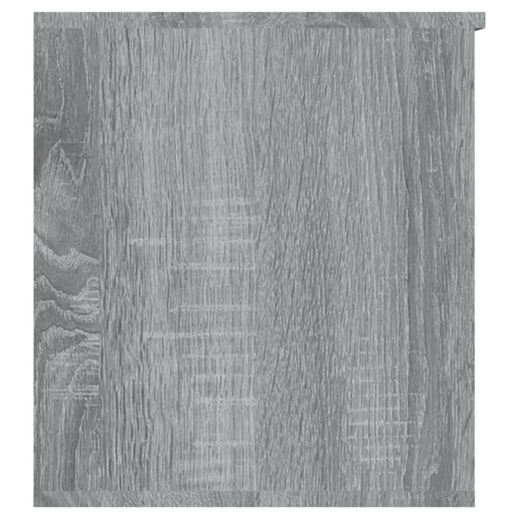 vidaXL Opbergkist 84x42x46 cm bewerkt hout grijs sonoma eikenkleurig