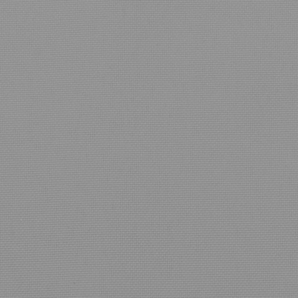vidaXL Tuinstoelkussens rugleuning 2 st 120x50x3 cm stof grijs