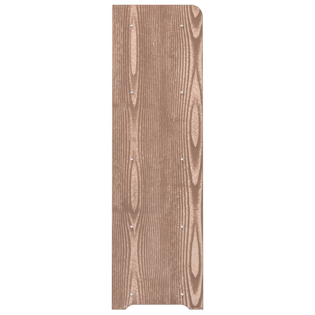 vidaXL Schoenenrek 65x24x81 cm bewerkt hout bruin