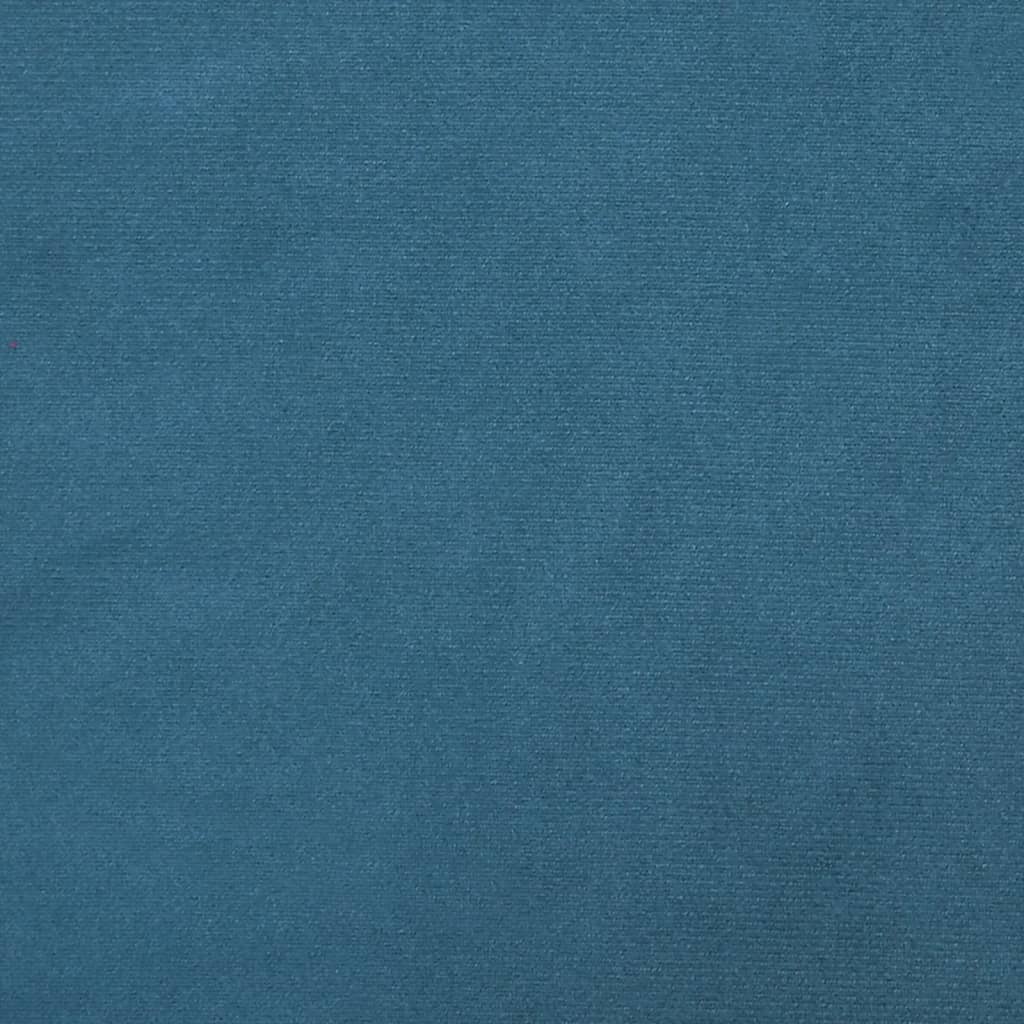 vidaXL Hoofdbordkussen 80 cm fluweel blauw