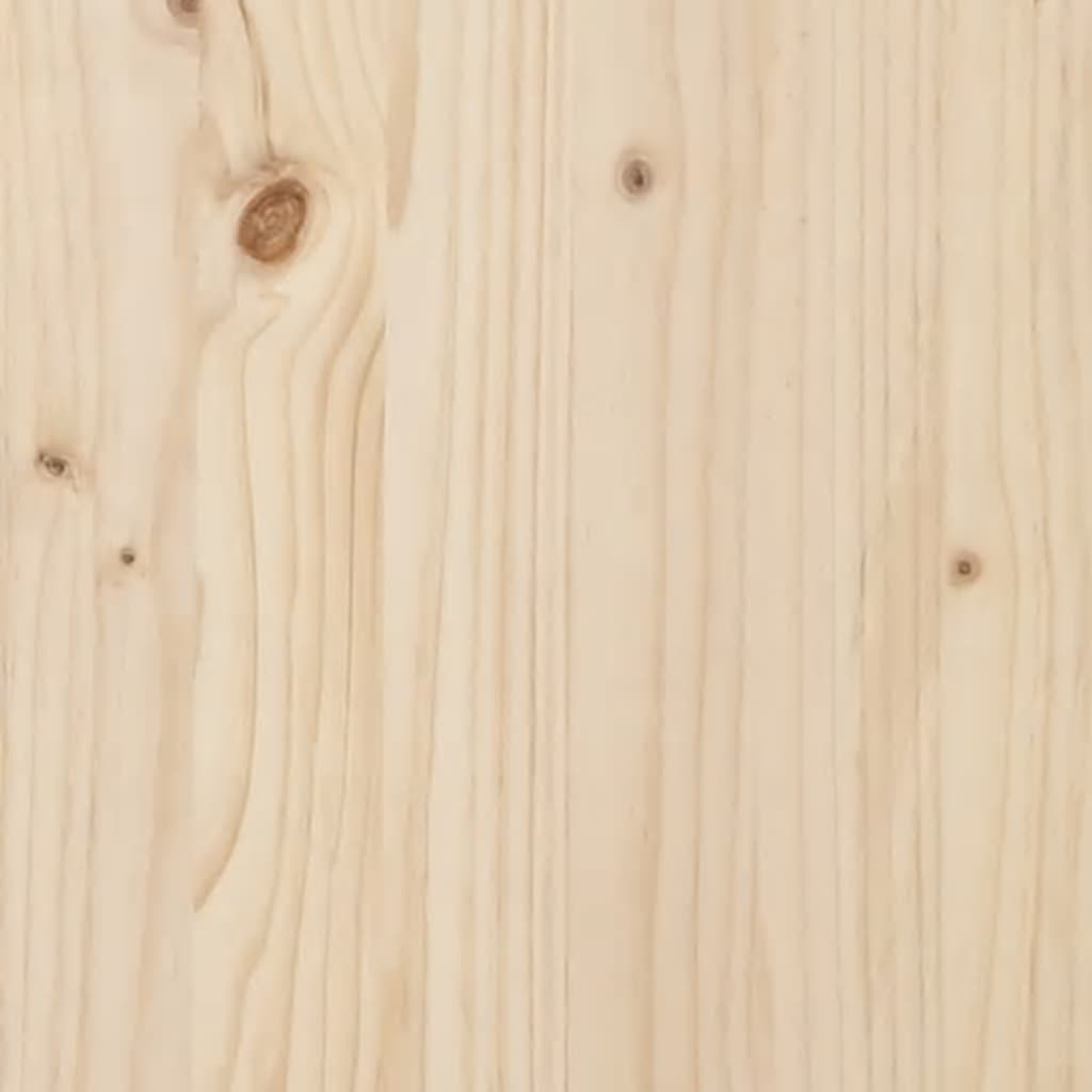 vidaXL 4-delige Loungeset met kussens massief hout