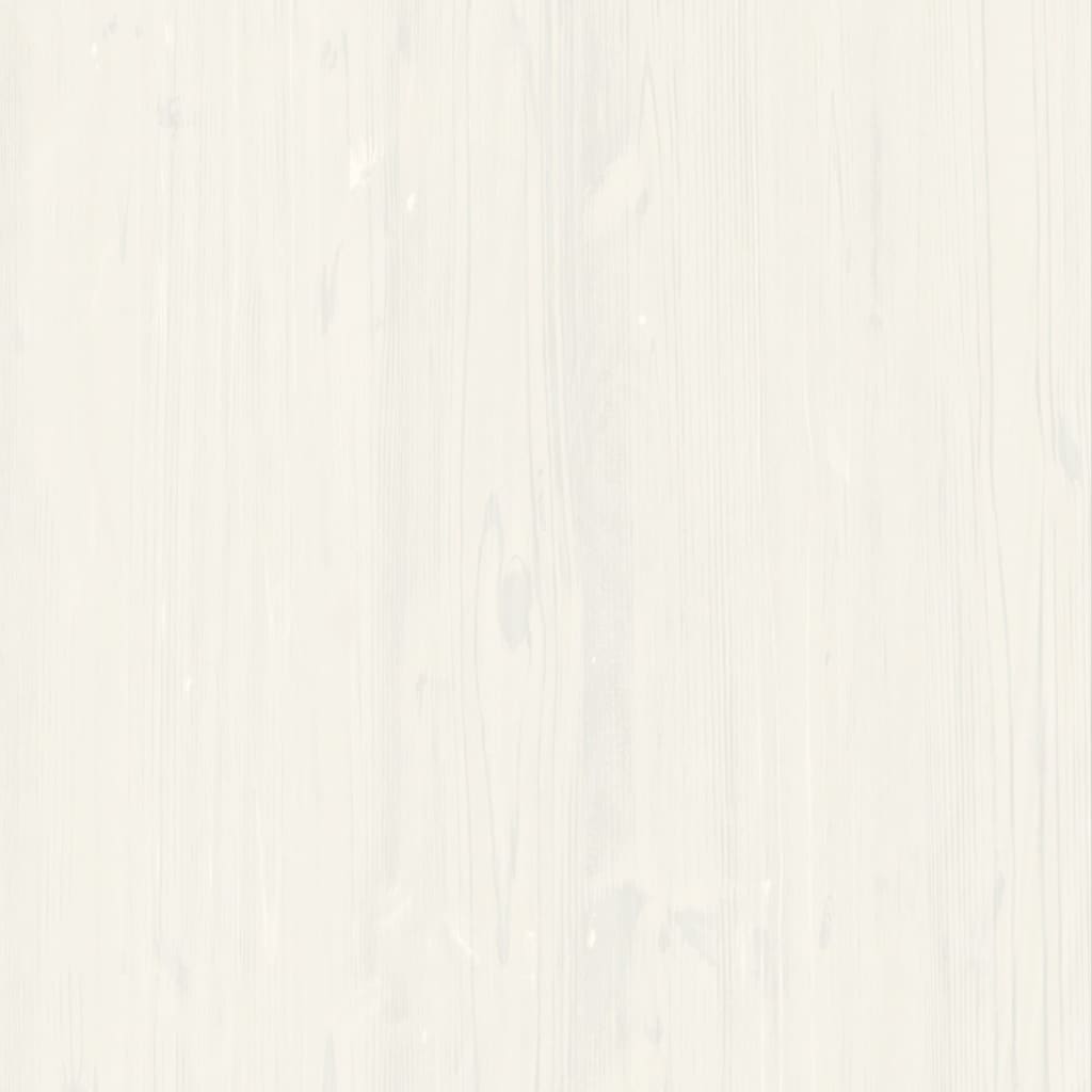 vidaXL Dressoir met lades VIGO 78x40x75 cm massief grenenhout wit