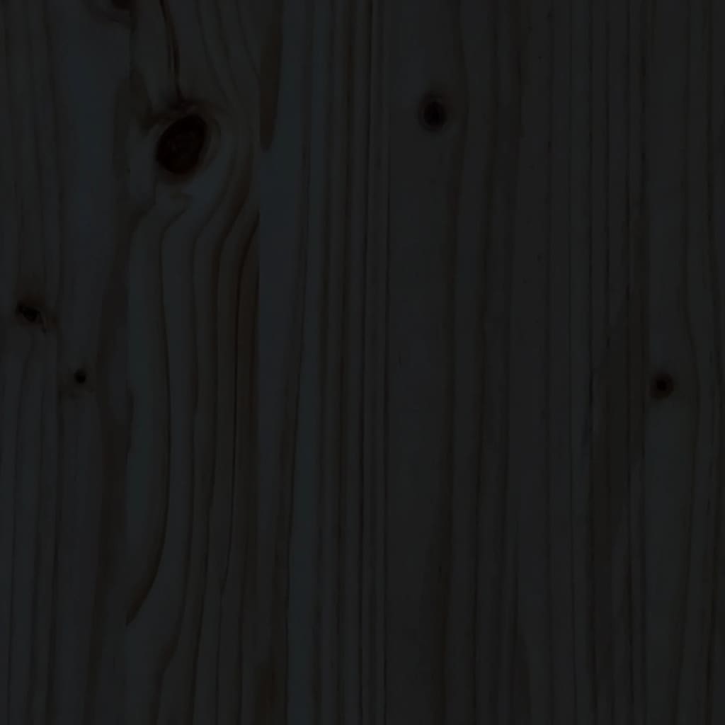 vidaXL 5-delige Tuinset massief grenenhout zwart