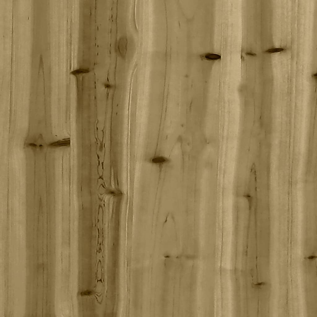 vidaXL Tuinbank 3-zits geïmpregneerd grenenhout