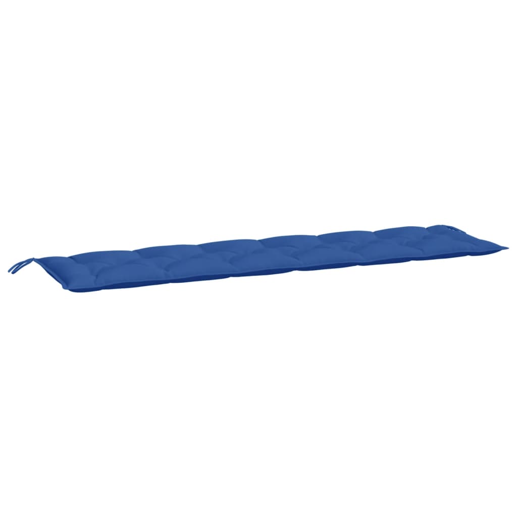 vidaXL Tuinbankkussen 200x50x7 cm stof blauw