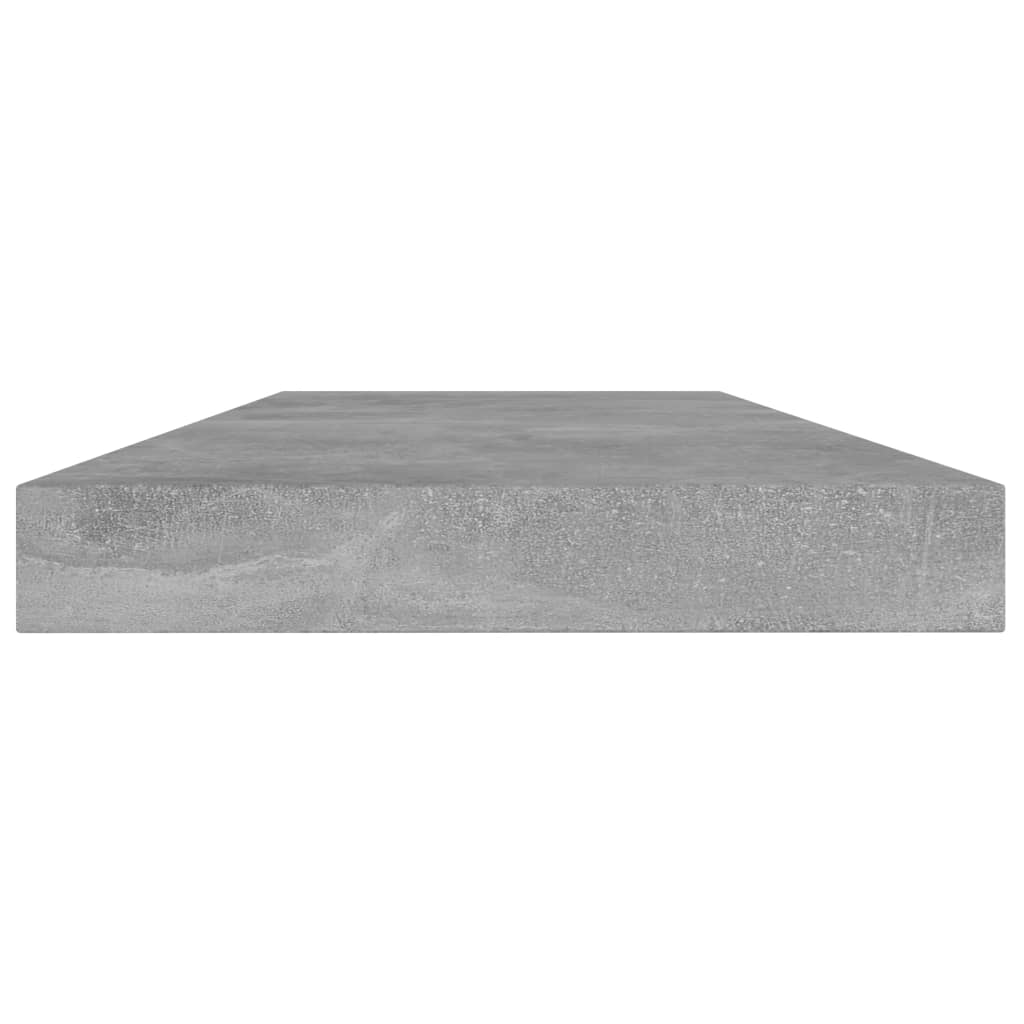 vidaXL Wandschappen 8 st 40x10x1,5 cm spaanplaat betongrijs