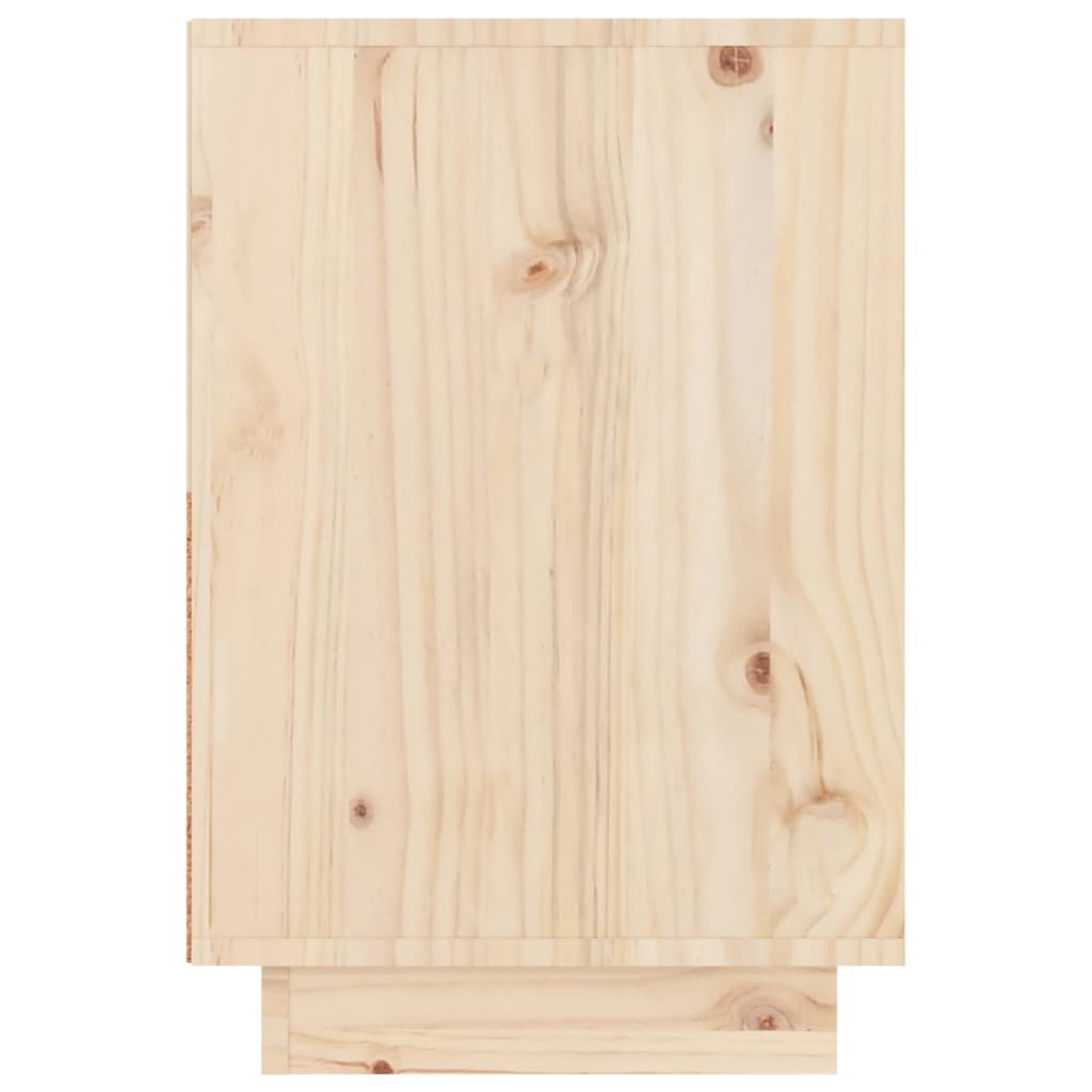 vidaXL Nachtkastje 60x34x51 cm massief grenenhout