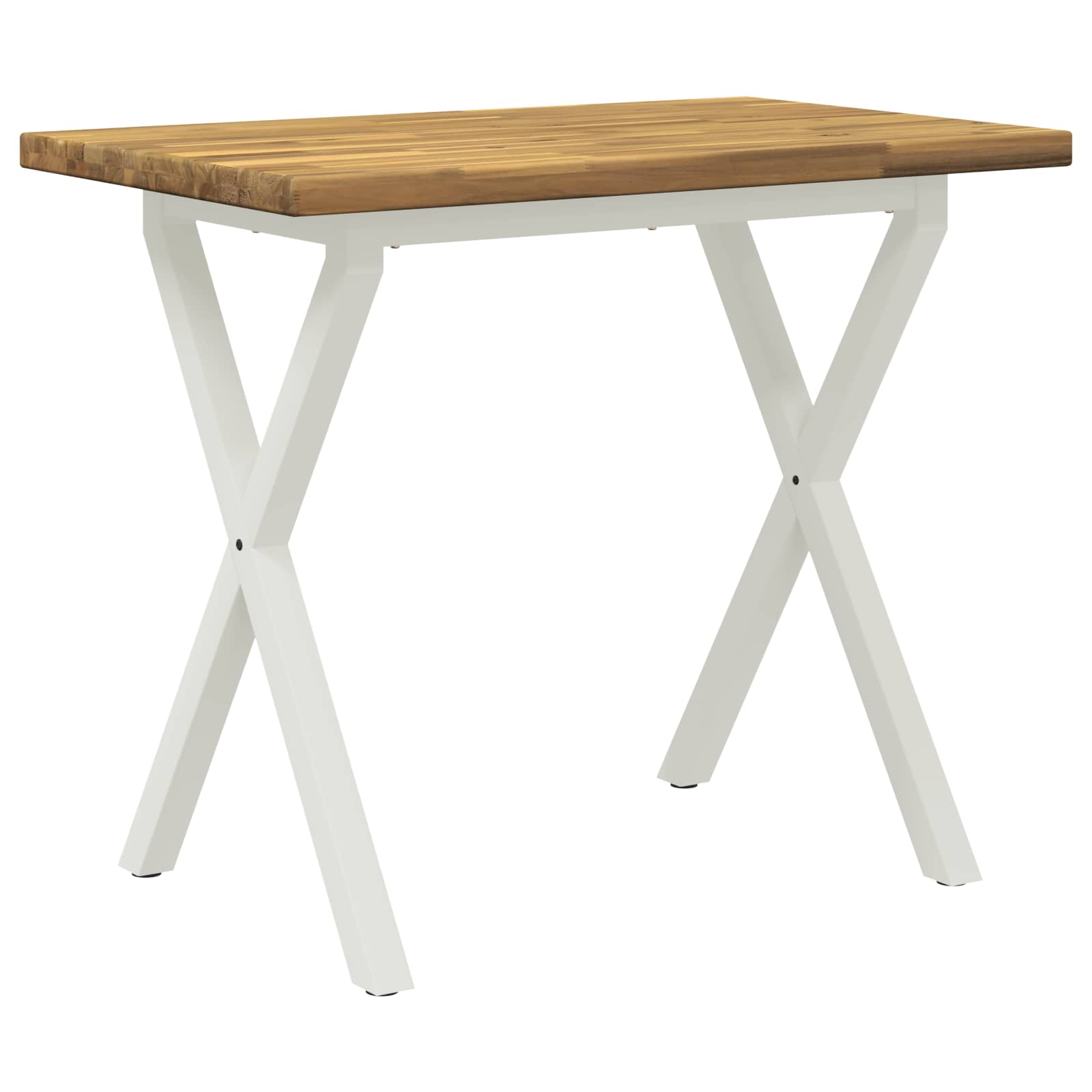 Vidaxl vidaXL Vierkante Eettafel 90 x 55 x 75 cm Massief Acaciahout kopen ...