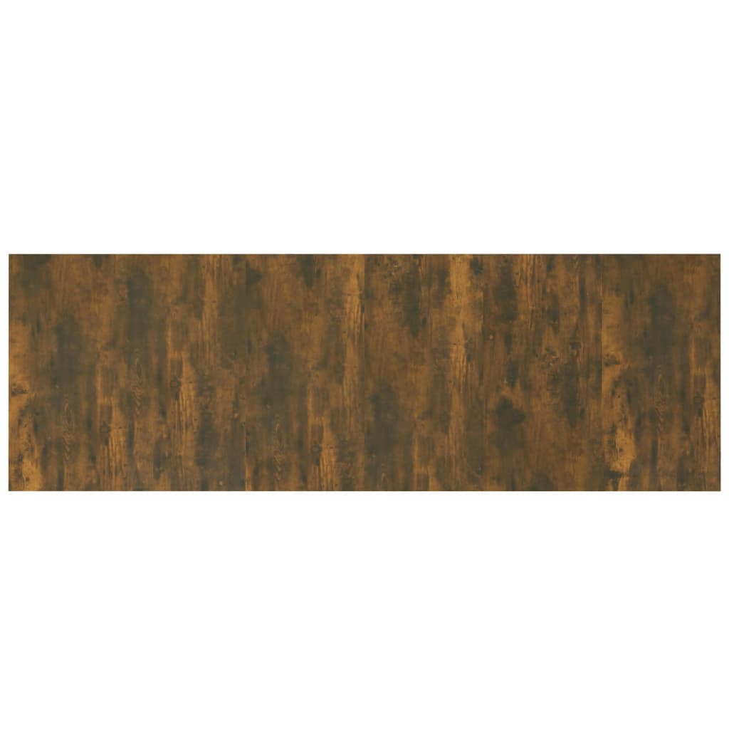 vidaXL Hoofdbord wandmodel 240x1,5x80 cm bewerkt hout gerookt eiken