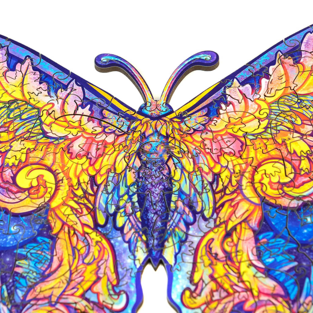 UNIDRAGON Puzzel Intergalaxy Butterfly 199 stukjes medium 32x23 cm