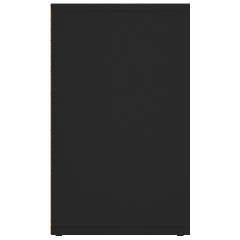 vidaXL Schoenenkasten 2 st 52,5x30x50 cm zwart
