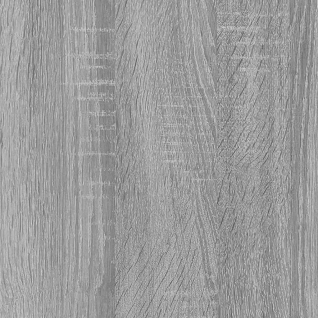 vidaXL Schoenenkast 60x35x84 cm bewerkt hout grijs sonoma
