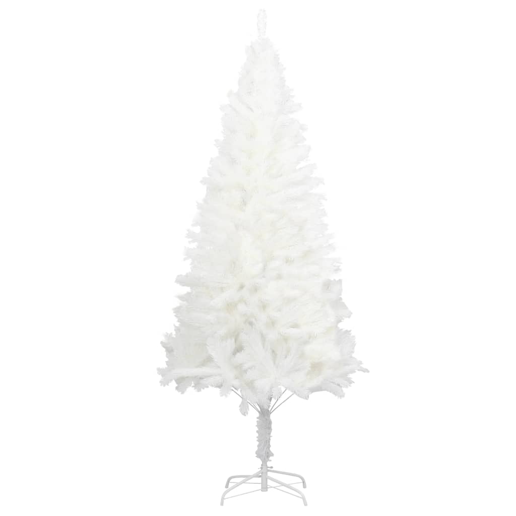 vidaXL Kunstkerstboom met verlichting 240 cm wit