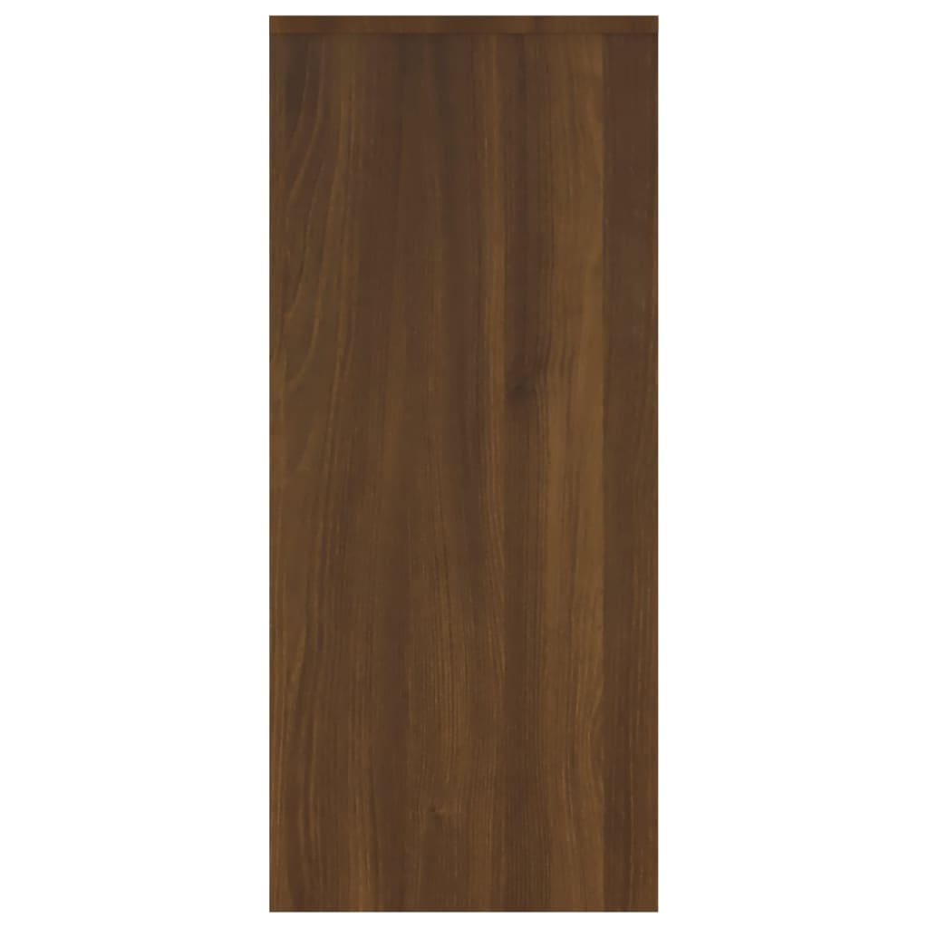 vidaXL Dressoir 102x33x75 cm bewerkt hout bruin eikenkleur