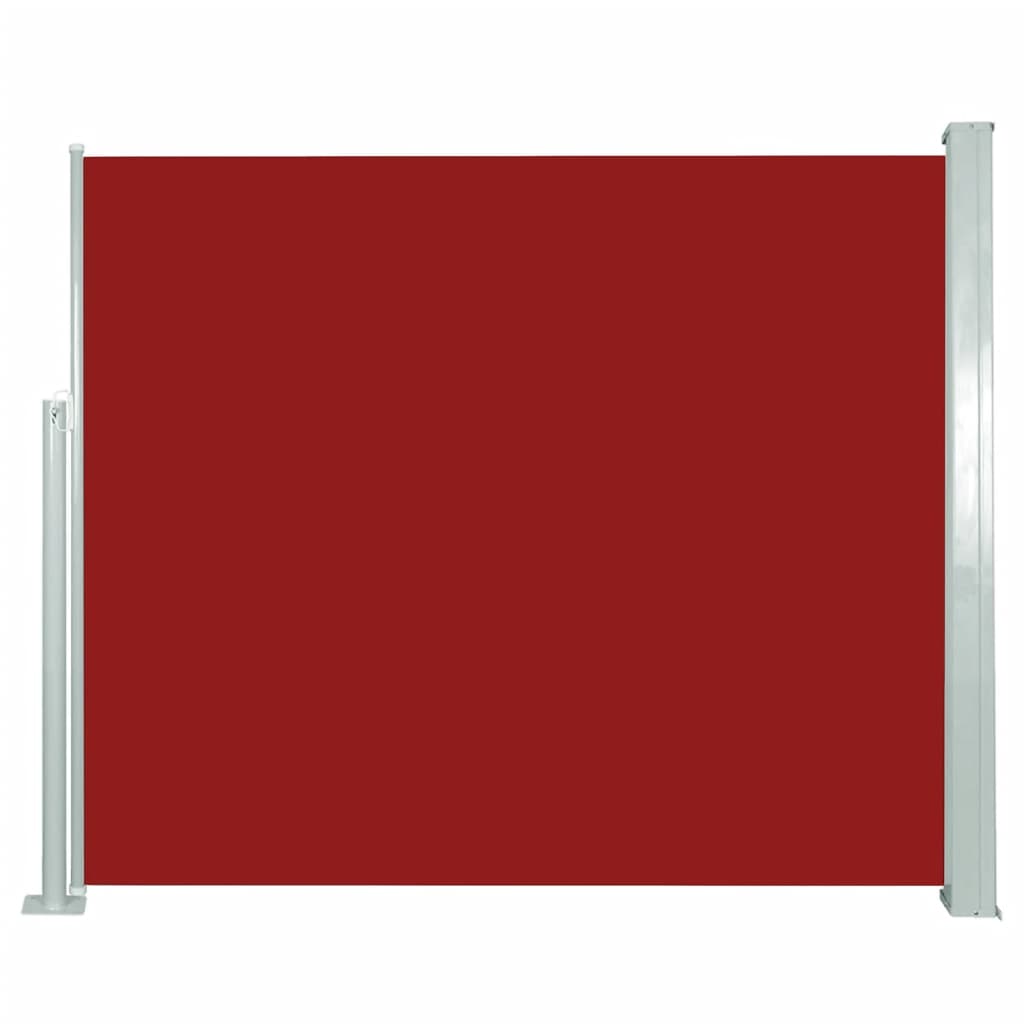 vidaXL Windscherm uittrekbaar 120x300 cm rood