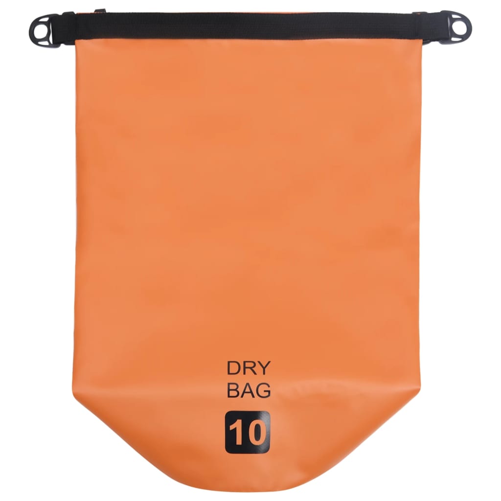 vidaXL Drybag 10 L PVC oranje