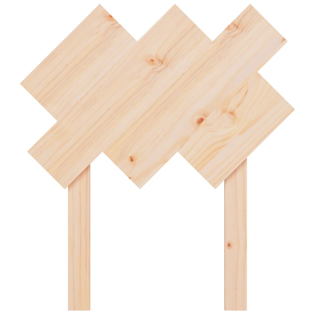 vidaXL Hoofdbord 72,5x3x81 cm massief grenenhout