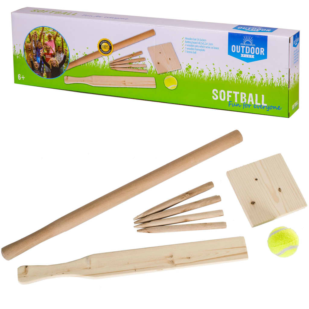 OUTDOOR PLAY Balspel Softball hout