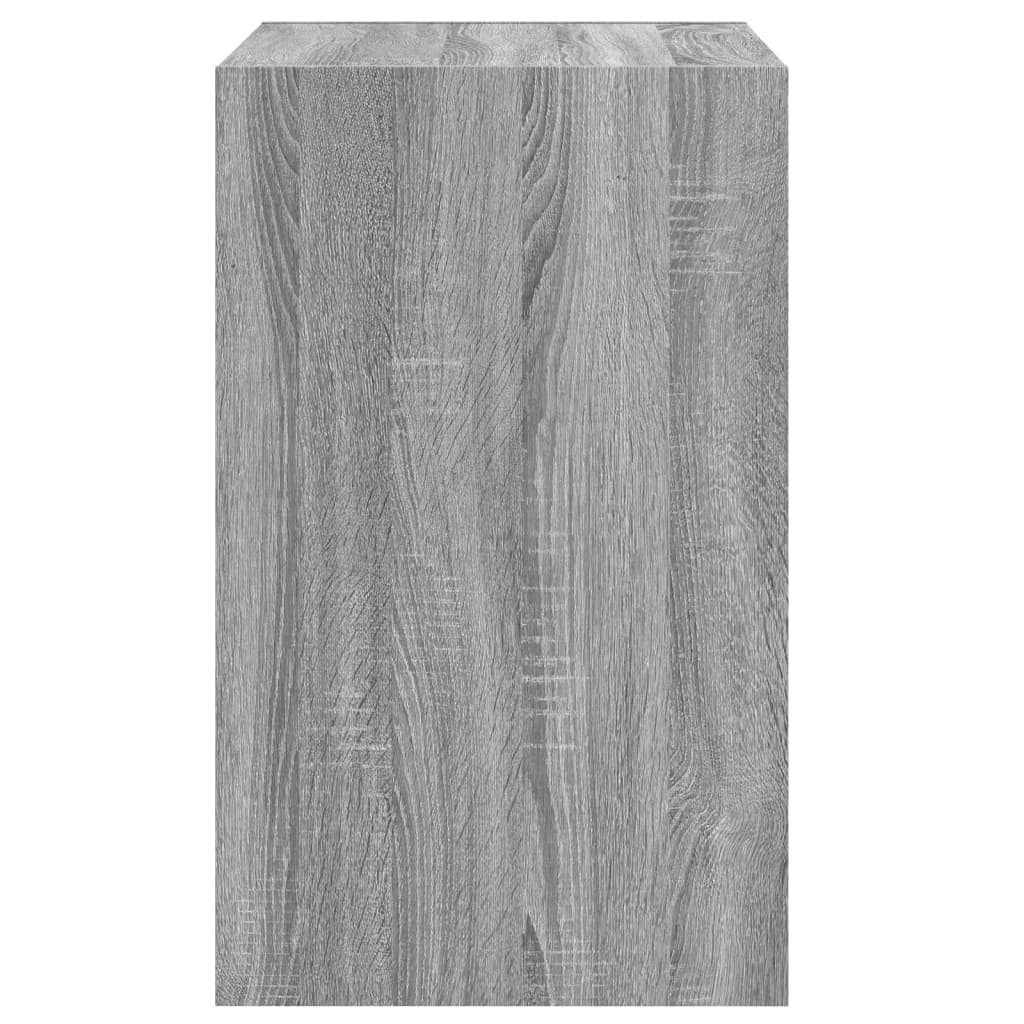 vidaXL Schoenenkast 60x42x69 cm bewerkt hout grijs sonoma eikenkleurig