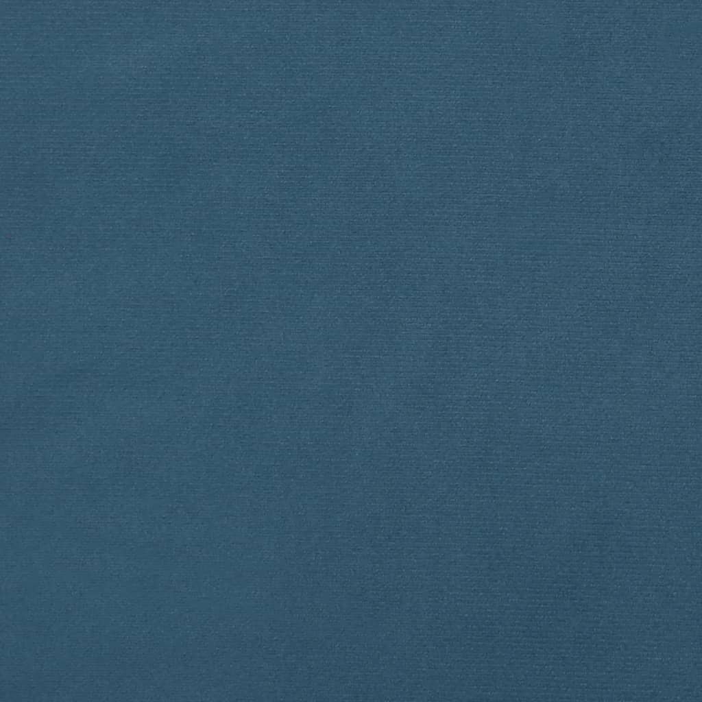 vidaXL Hoofdborden 2 st 90x5x78/88 cm fluweel donkerblauw