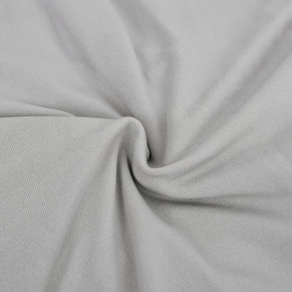 vidaXL Stretch meubelhoes voor bank grijs polyester jersey