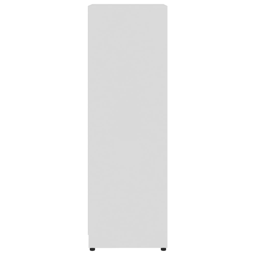 vidaXL 3-delige Badkamermeubelset spaanplaat hoogglans wit