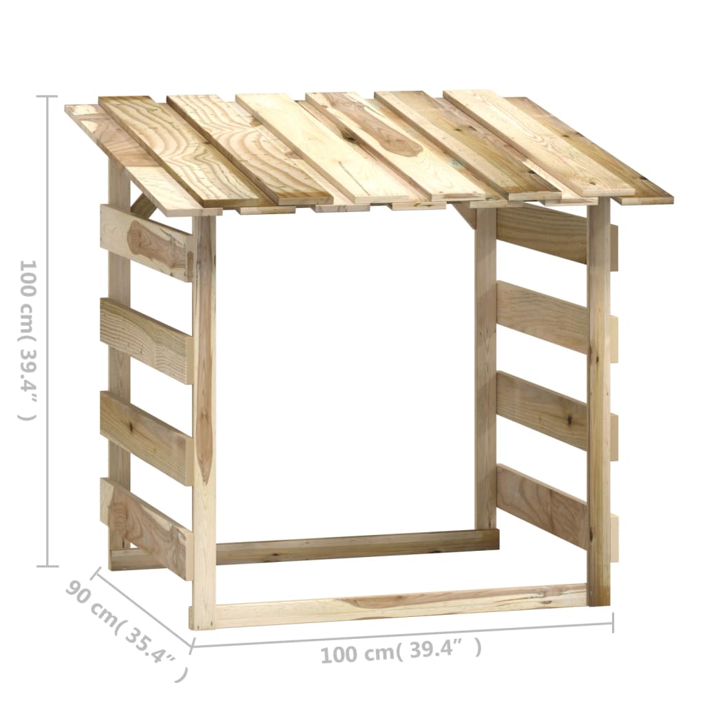 Pergola met dak en bank geïmpregneerd grenenhout kopen