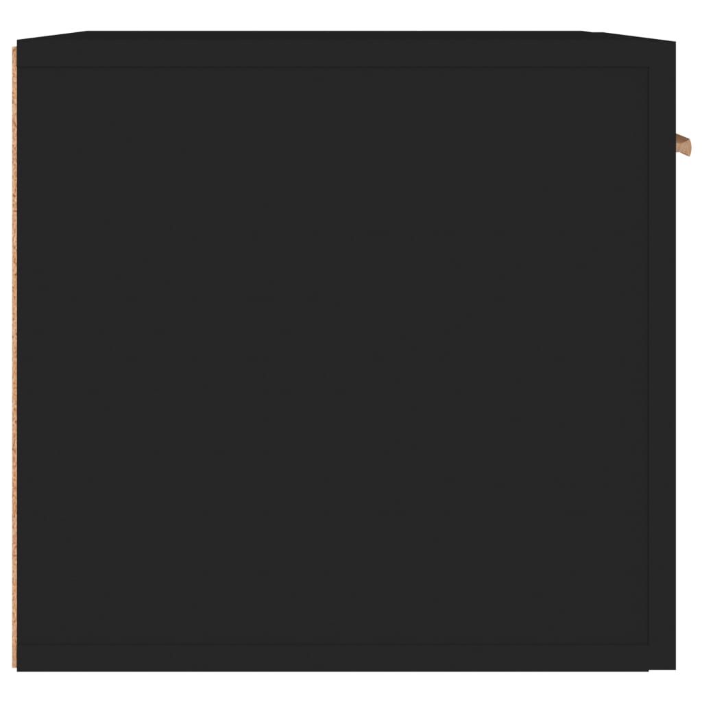 vidaXL Wandkast 60x36,5x35 cm bewerkt hout zwart