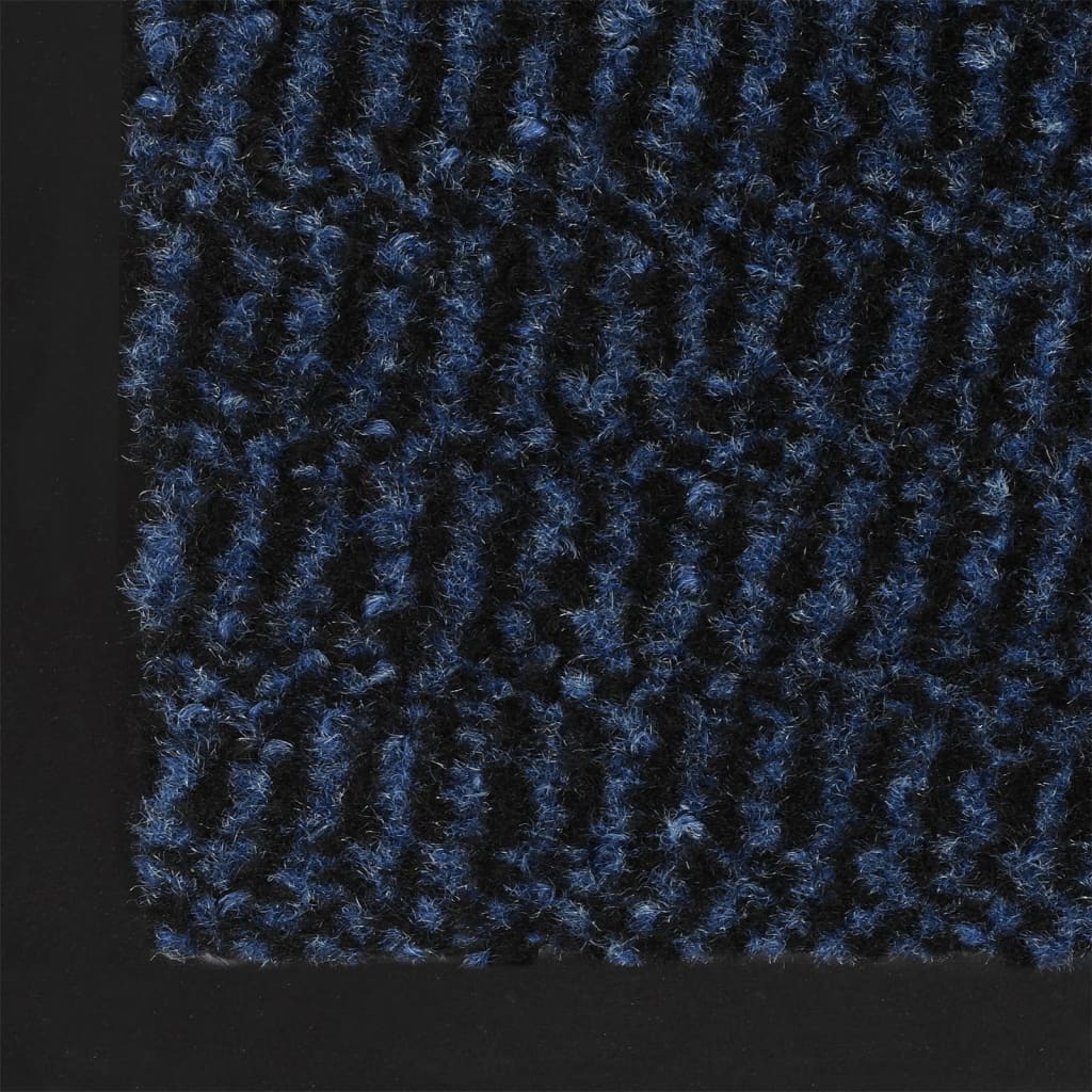 vidaXL Deurmat getuft 60x150 cm blauw