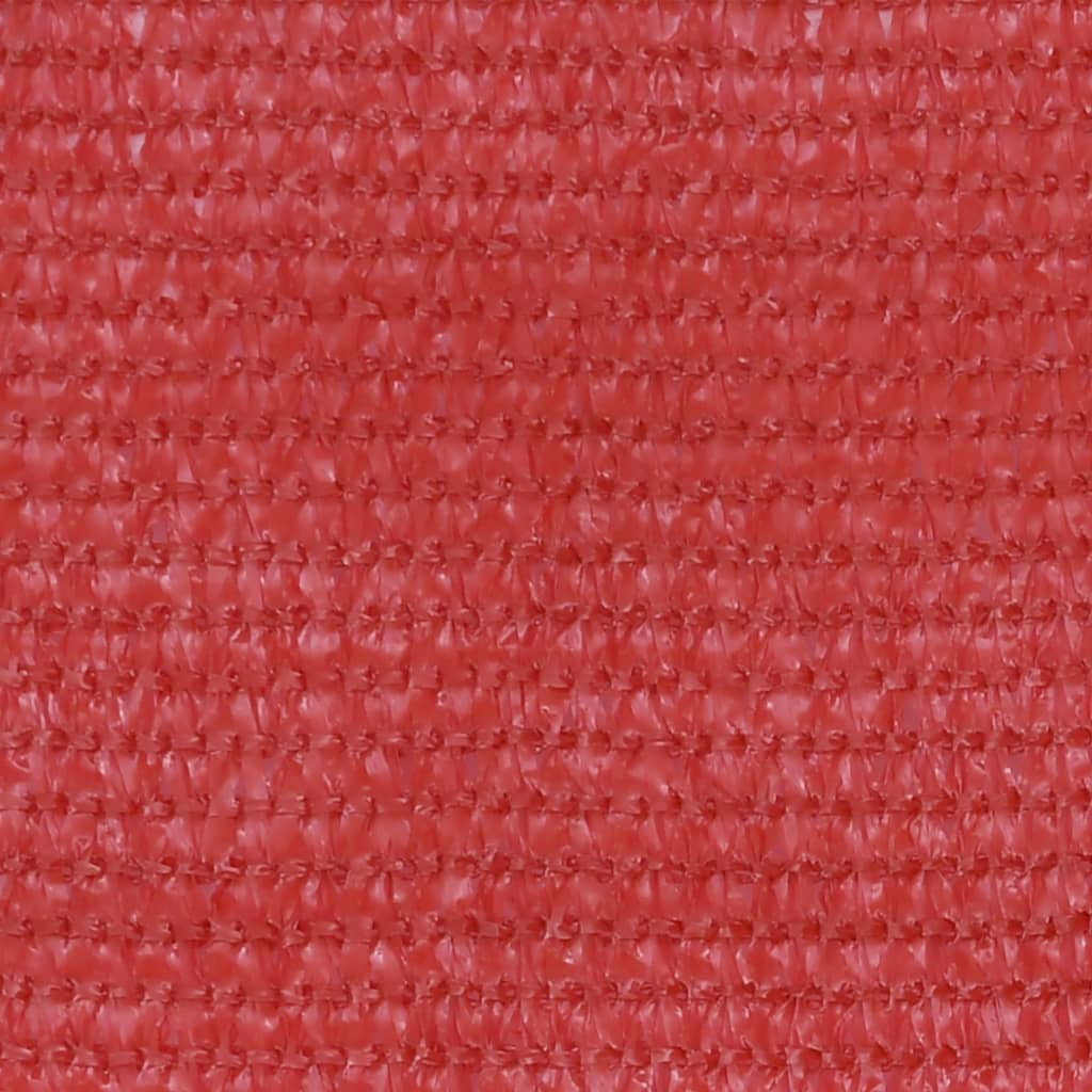 vidaXL Balkonscherm 90x600 cm HDPE rood