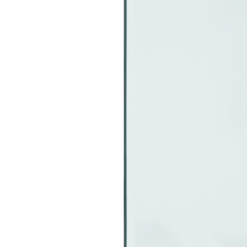 vidaXL Glasplaat openhaard rechthoekig 120x50 cm