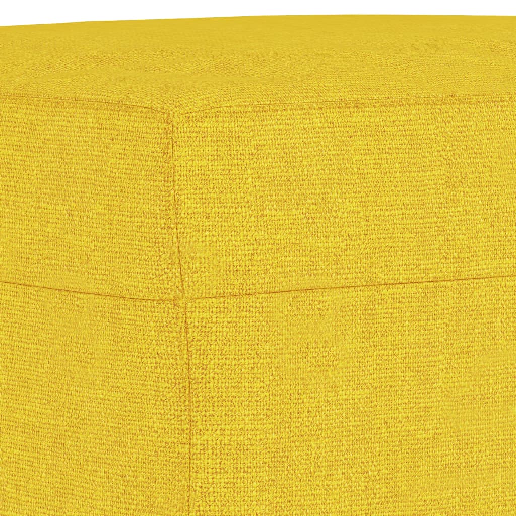 vidaXL Voetenbank 60x50x41 cm stof geel