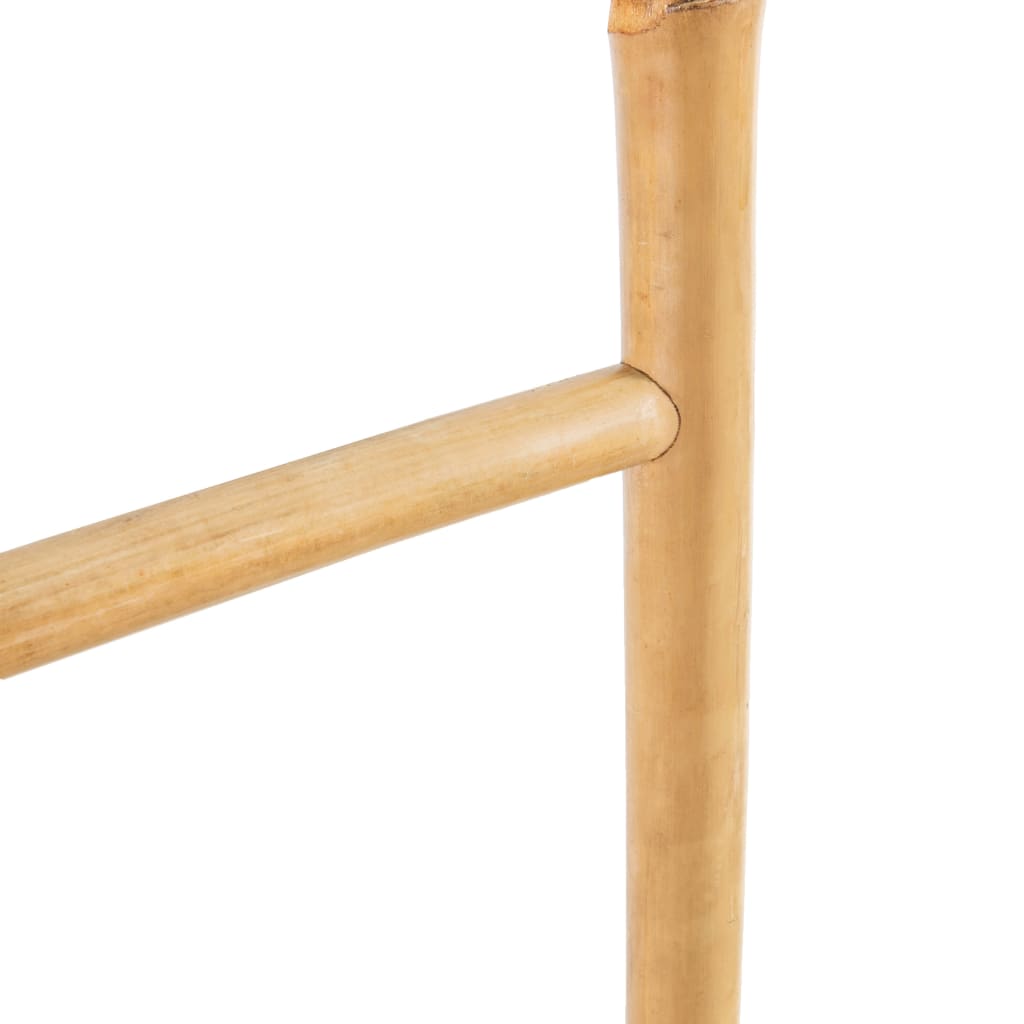 vidaXL Handdoekladder met 5 sporten 150 cm bamboe