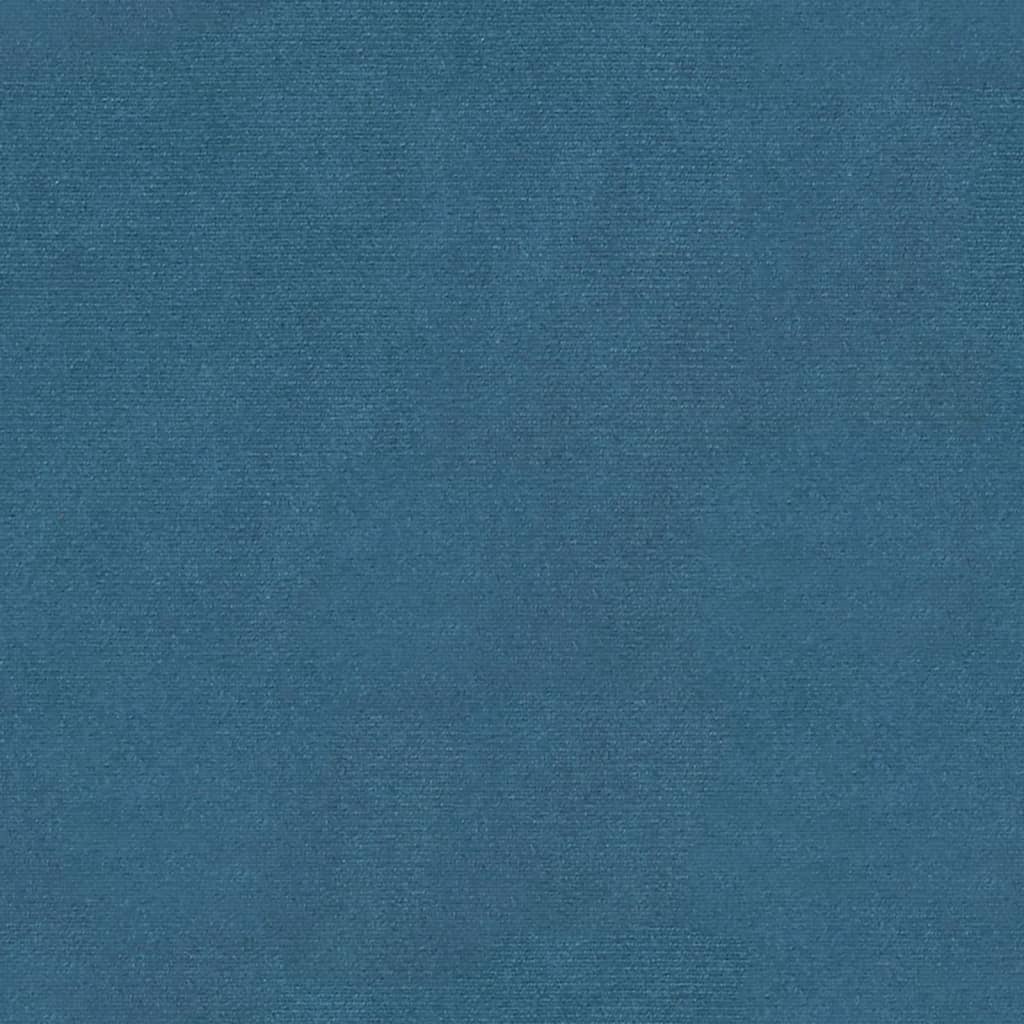 vidaXL Eetkamerstoel 54x56x96,5 cm fluweel blauw