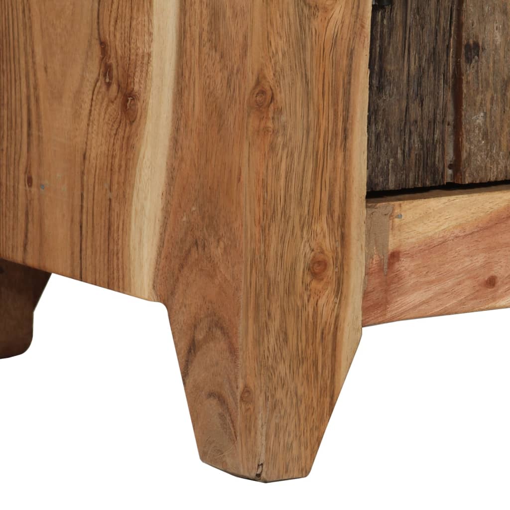 vidaXL Dressoir 55x33x75 cm massief acaciahout en gerecycled hout