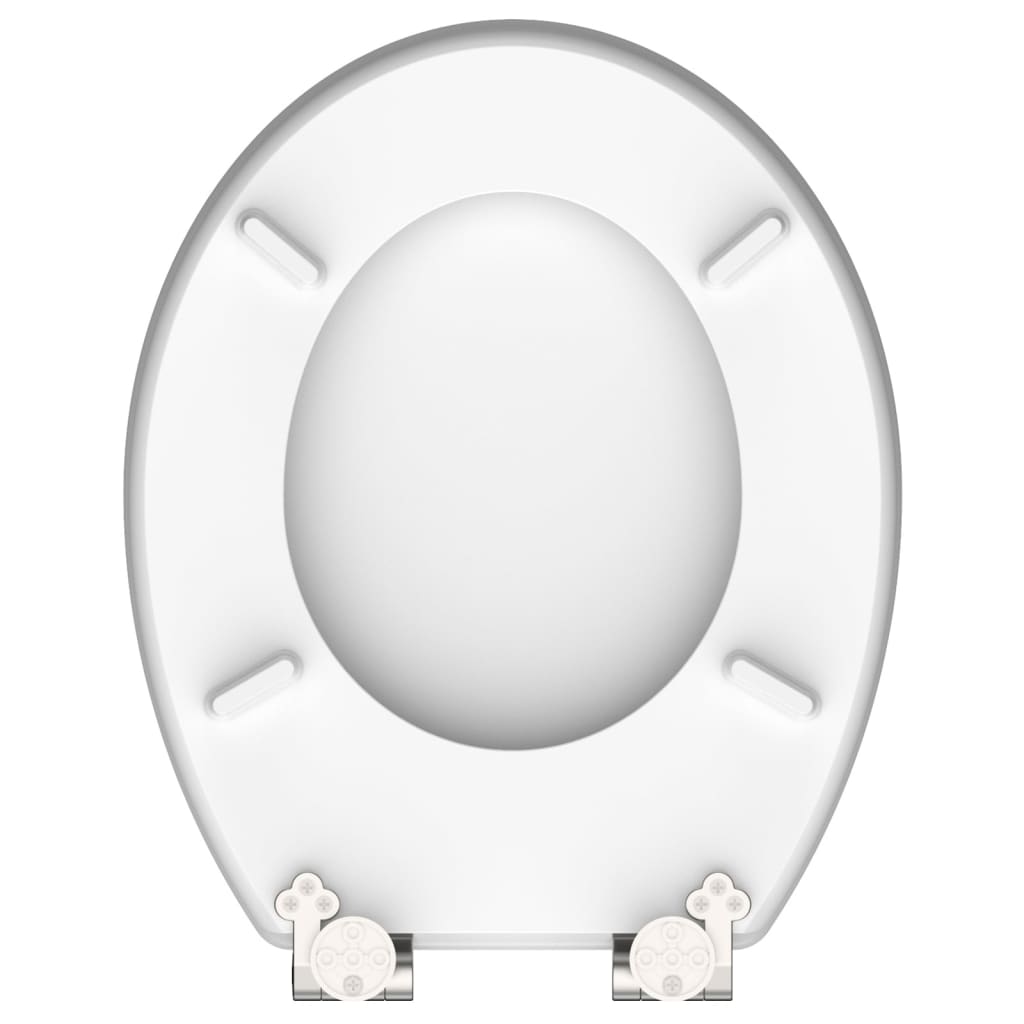 SCHÜTTE Toiletbril met soft-close BLACK STONE MDF hoogglans
