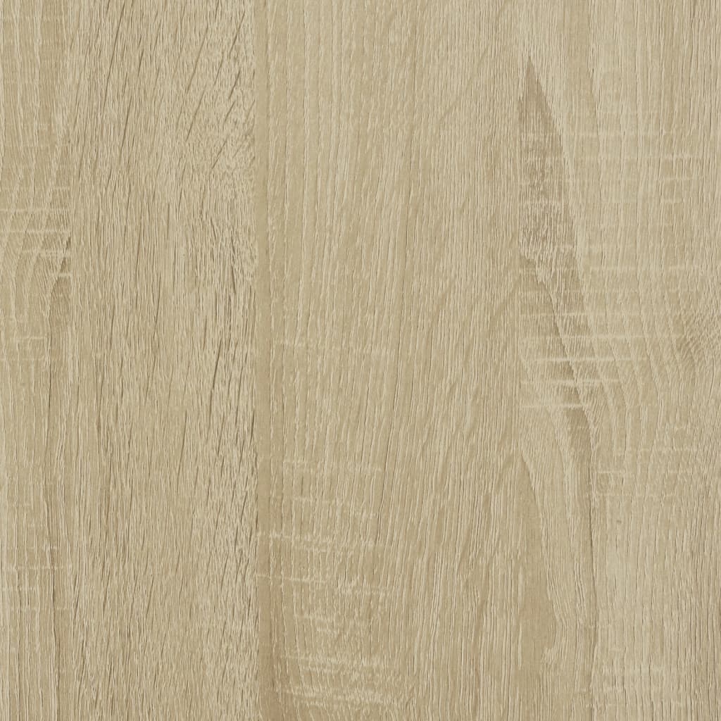 vidaXL Schoenenbankje 70x38,5x49 cm bewerkt hout sonoma eikenkleurig