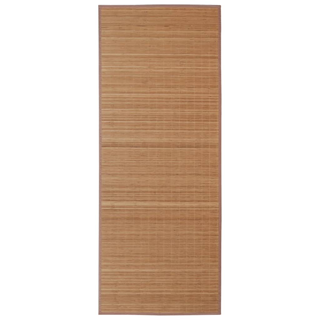 vidaXL Tapijt 160x230 cm bamboe bruin