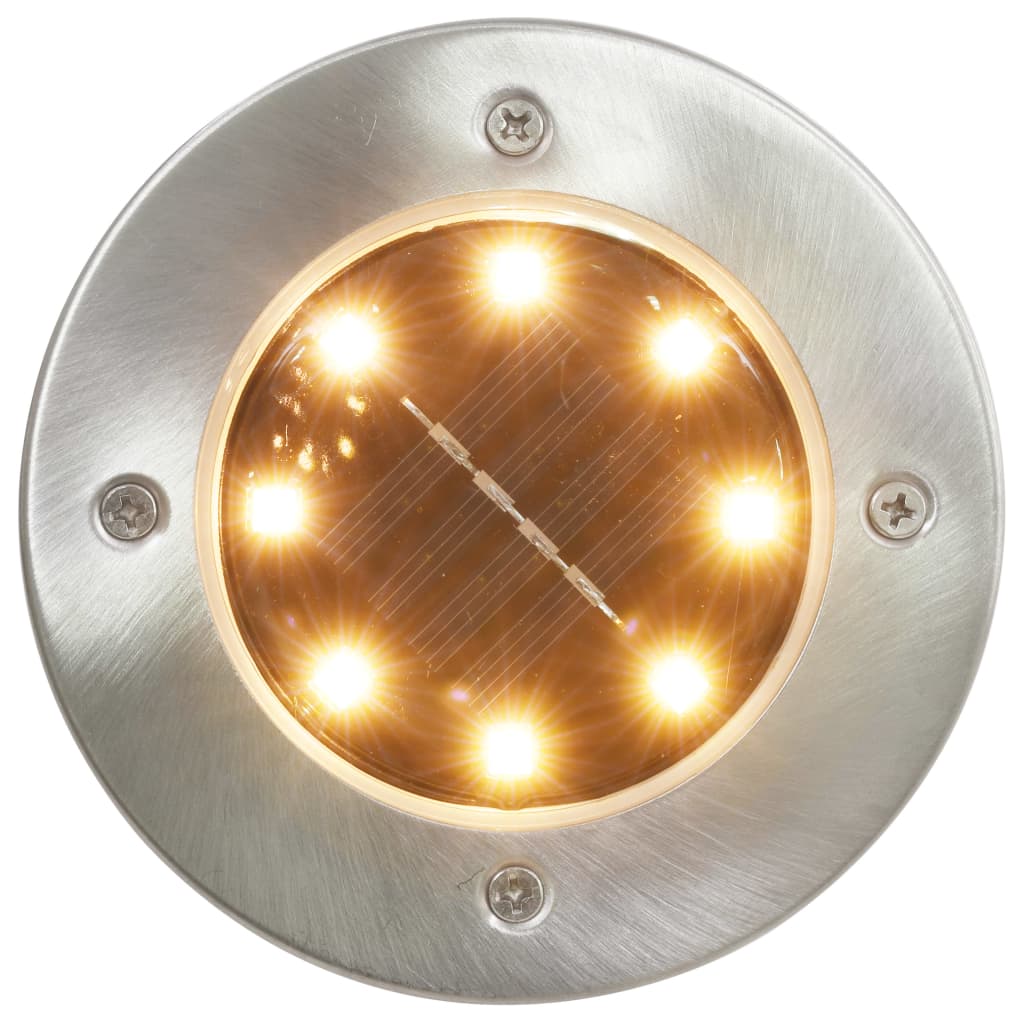 vidaXL Solargrondlampen 8 st LED-lichten RGB-kleur