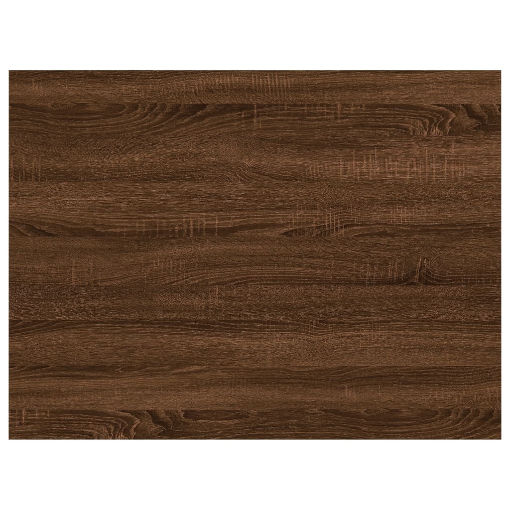 vidaXL Wandschappen 4 st 40x30x1,5 cm bewerkt hout bruineikenkleurig