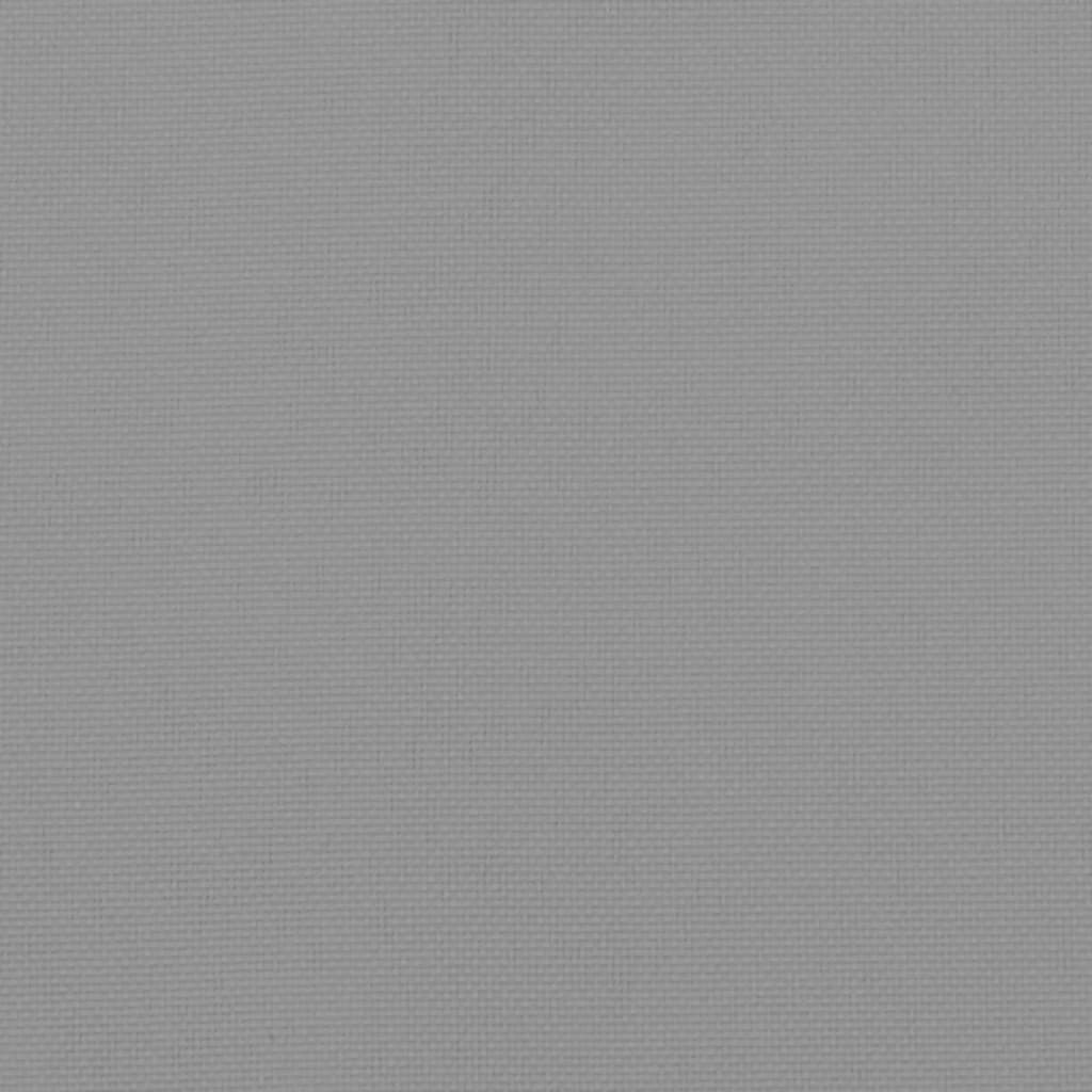 vidaXL Tuinstoelkussens 4 st 50x50x3 cm oxford stof grijs