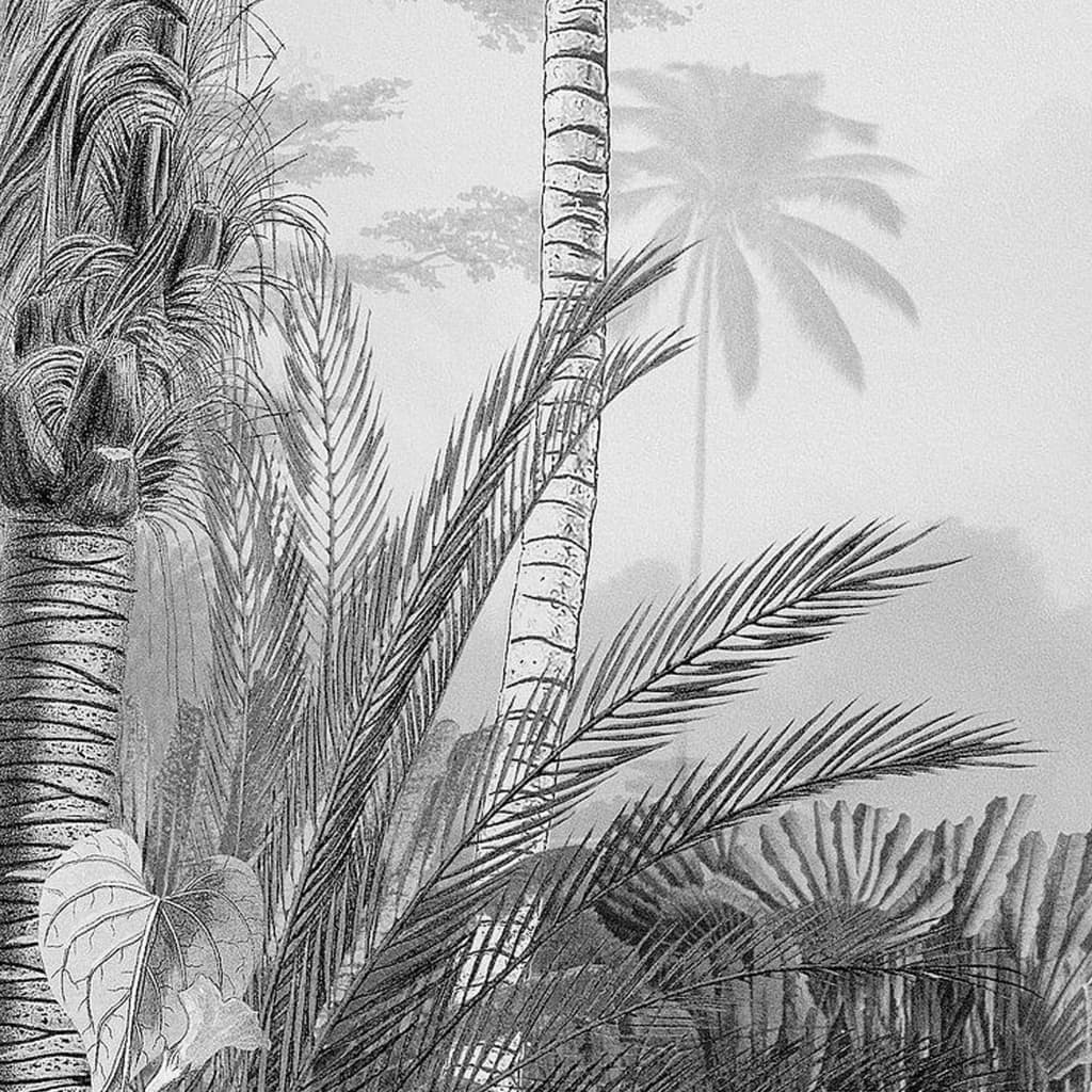 Komar Fotobehang Lac Tropical Black & White 200x270 cm