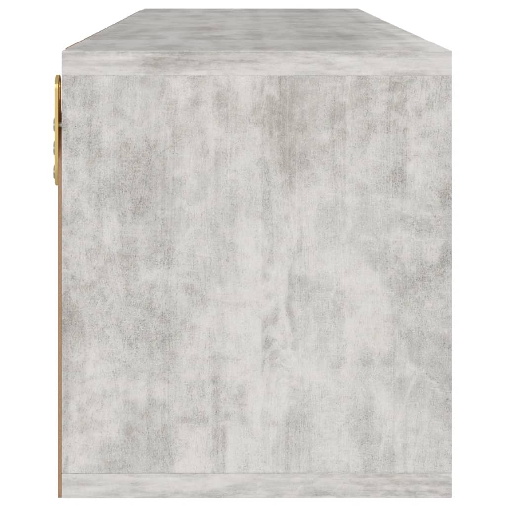 vidaXL Tv-meubel 88,5x27,5x30,5 cm spaanplaat betongrijs